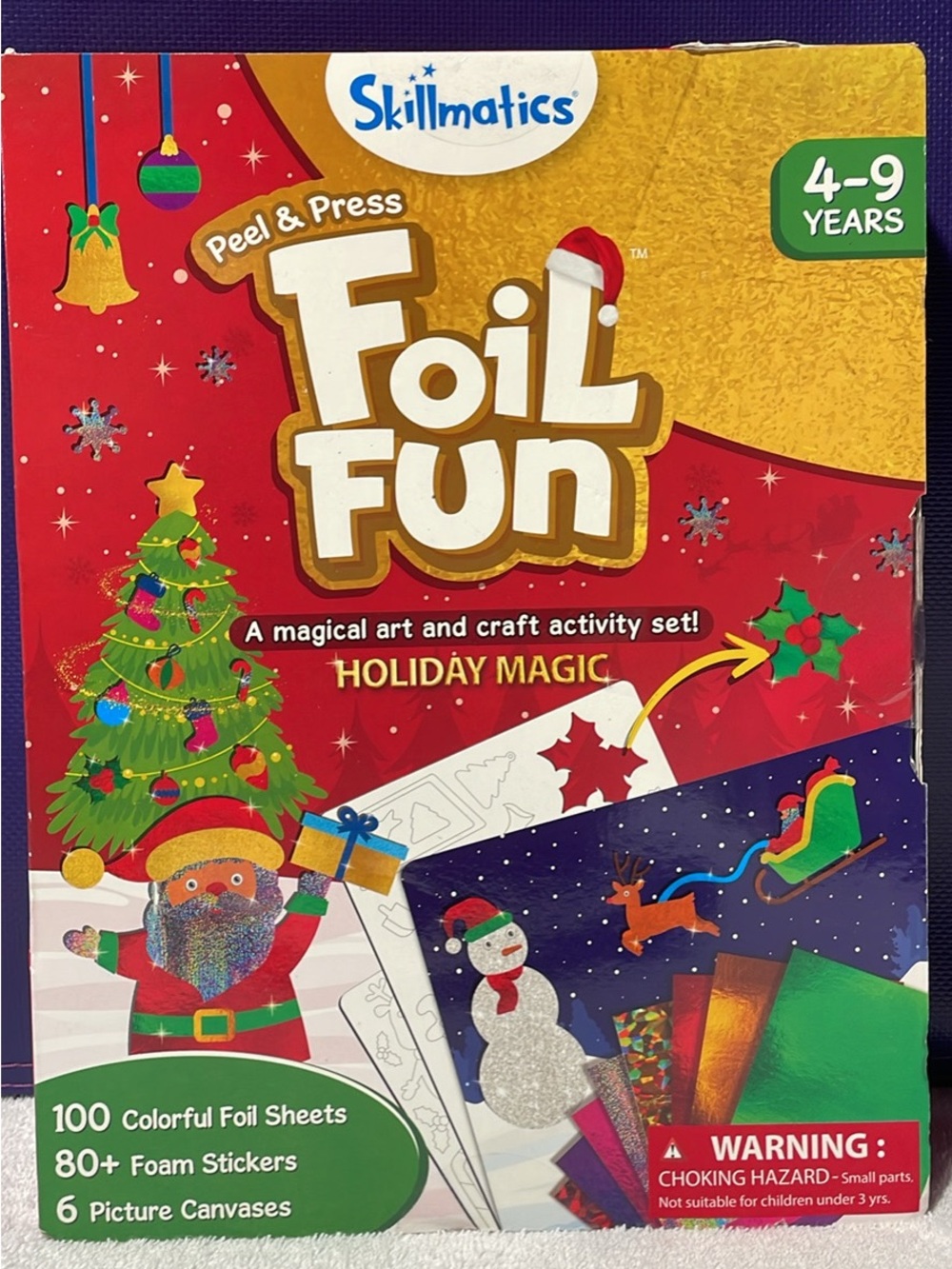 Foil Fun Holiday Magic Craft Set — Red & Gold